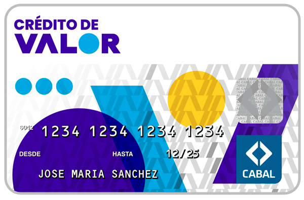 TarjetaValor Cabal