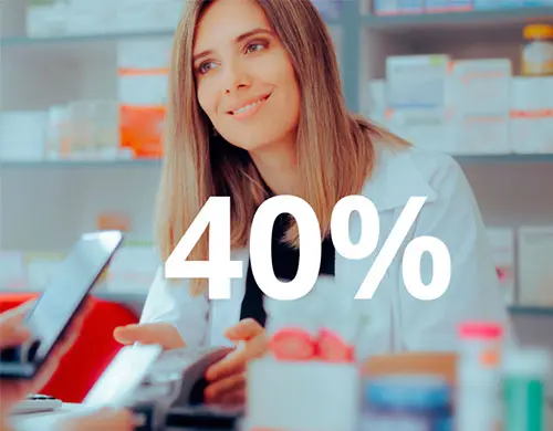 40% off medicamentos con receta